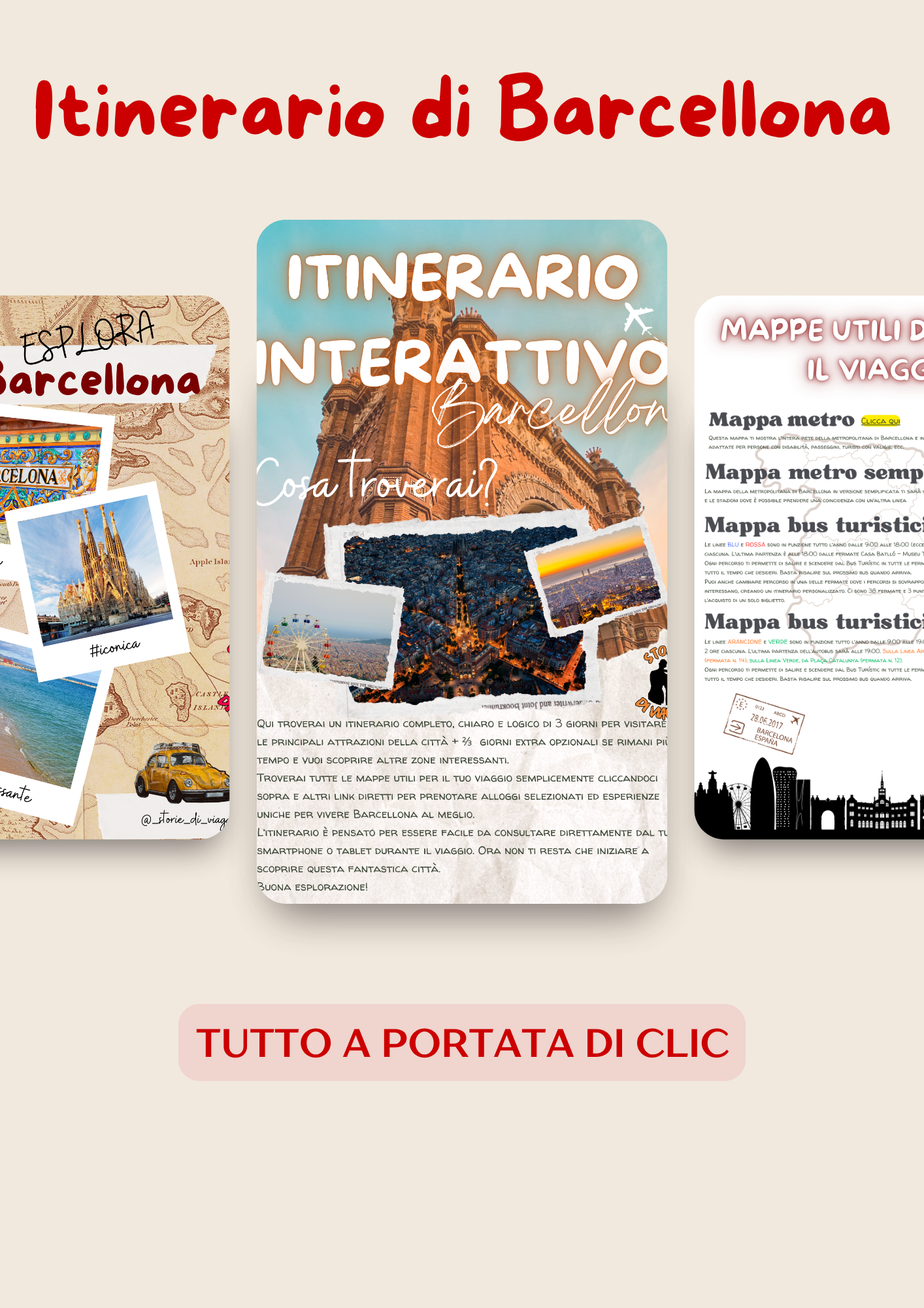 Itinerario di Barcellona