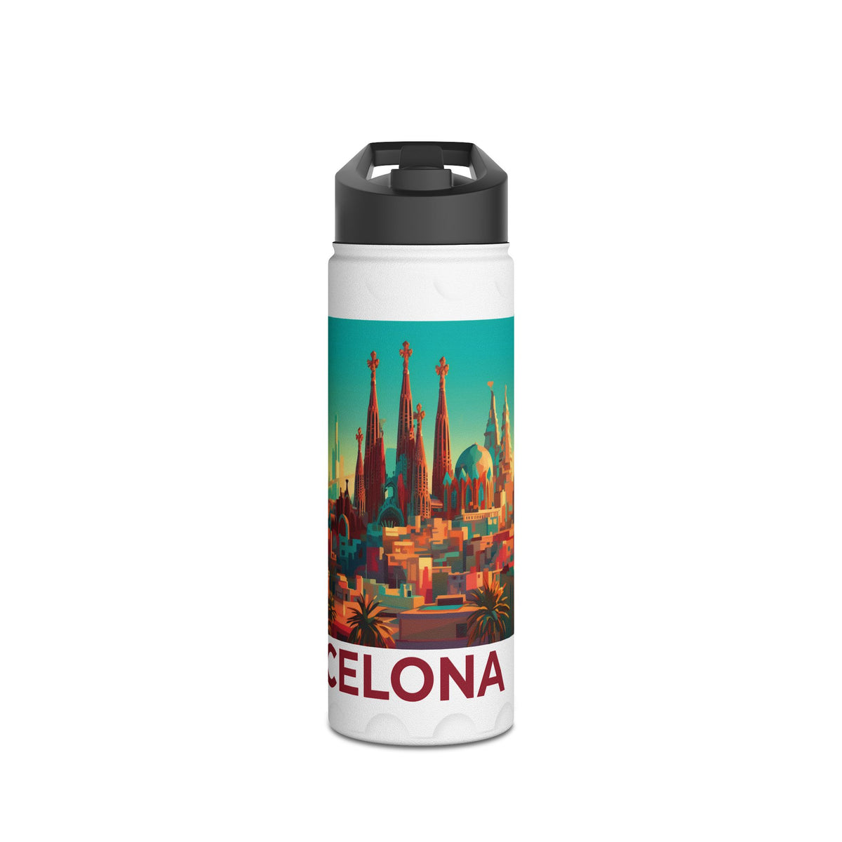Borraccia termica tema Barcellona